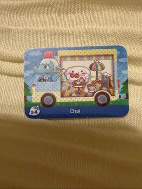 Chai Sanrio Animal Crossing Amiibo Card Unofficial Mini NFC Villager